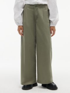 Kids' Stretch Wide Leg Pant — Utility Sage 1