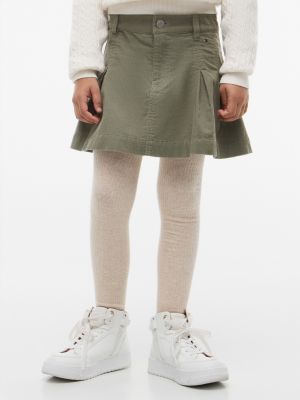 Детские юбки Tommy Hilfiger Kids' Pleated Corduroy Mini Skirt — фото 2