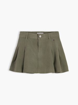 Детские юбки Tommy Hilfiger Kids' Pleated Corduroy Mini Skirt — фото 5