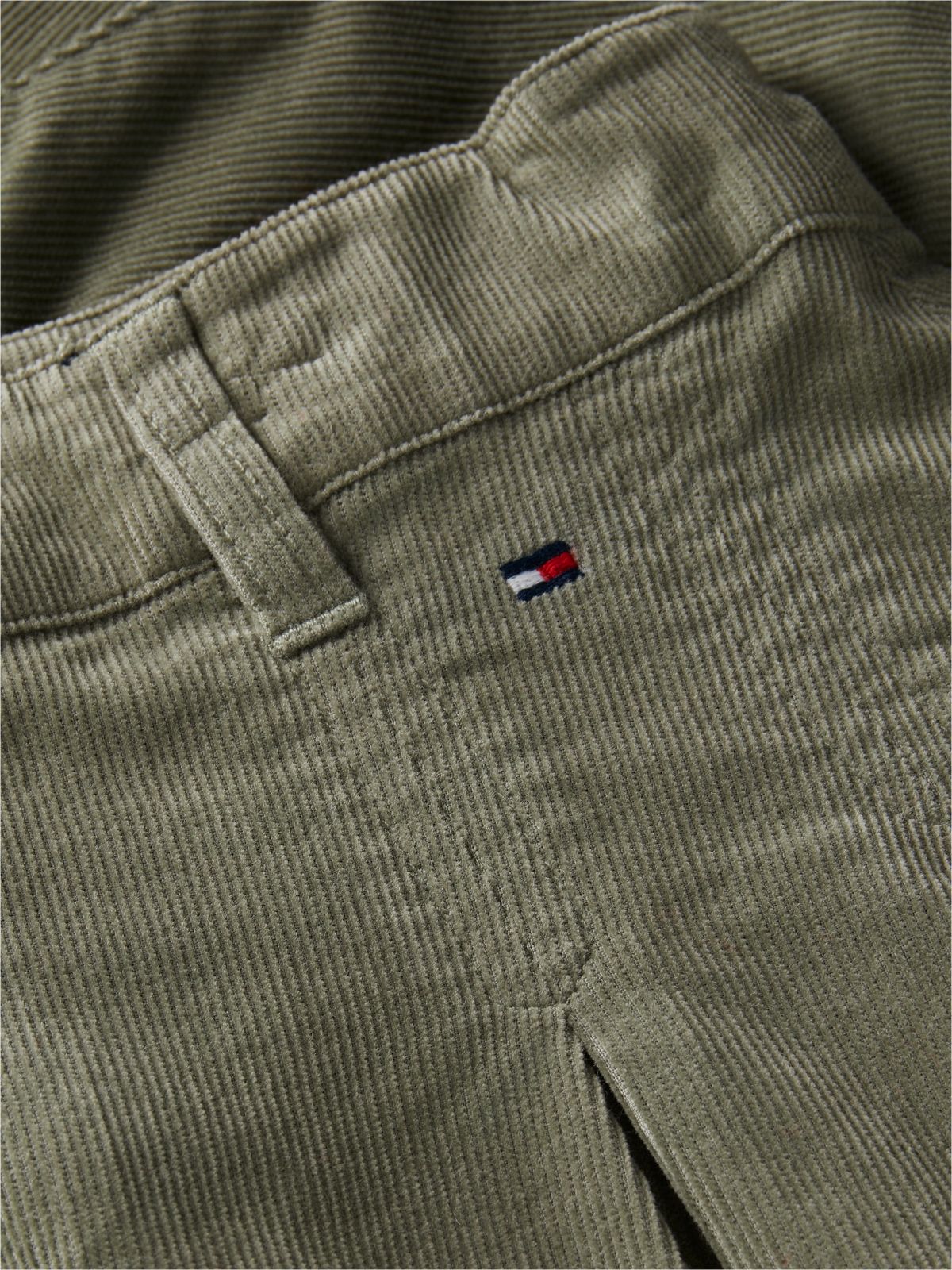 Kids' Pleated Corduroy Mini Skirt — Utility Sage