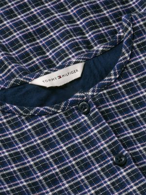 Детское платье Tommy Hilfiger Check Stretch Flannel, цвет: Синий клетчатый — фото 6