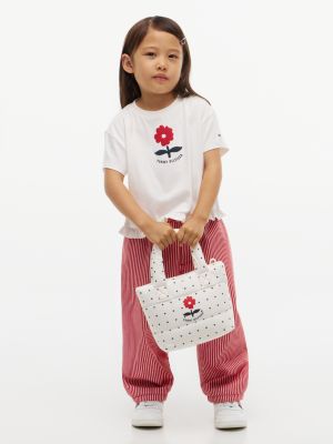 Детская футболка Tommy Hilfiger Ruffle-Hem, цвет: Белый — фото 2
