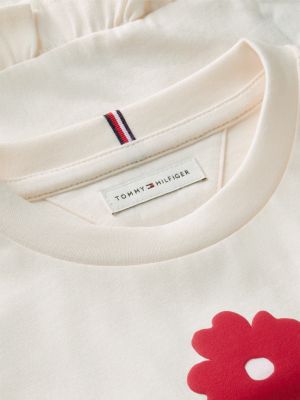 Детская футболка Tommy Hilfiger Ruffle-Hem, цвет: Белый — фото 6