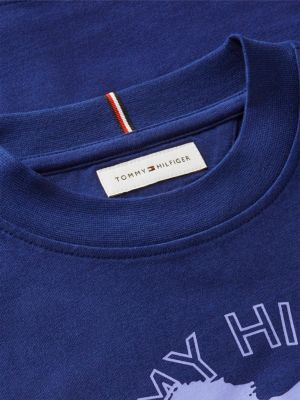 Детская футболка Tommy Hilfiger Riding Club Logo, цвет: Тёмный синий — фото 6