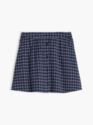 Детская юбка Tommy Hilfiger Check Flannel, цвет: Синий клетчатый — фото 5
