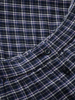 Детская юбка Tommy Hilfiger Check Flannel, цвет: Синий клетчатый — фото 6