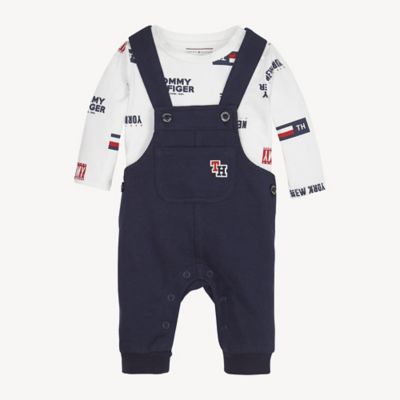 tommy hilfiger baby overalls