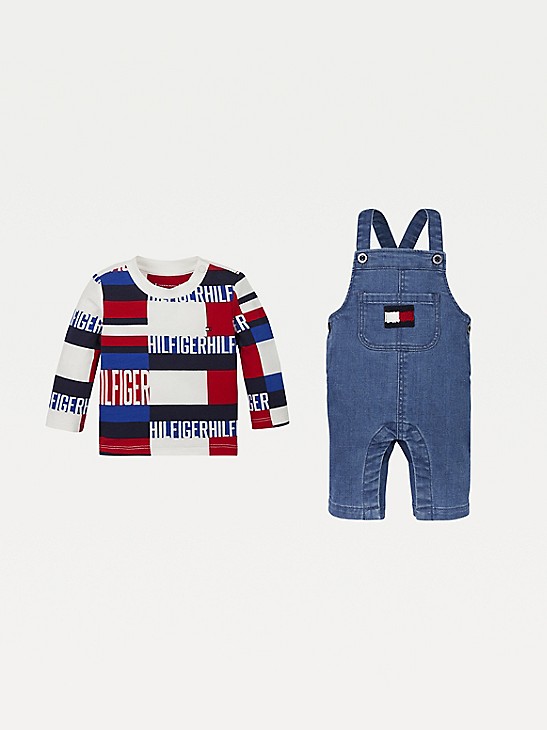 TH Colorblock Overall Set | Hilfiger