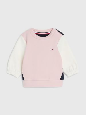 Babies' Colorblock Shirt & Pant Set, Pink Shade