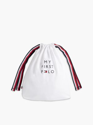 Сумка Tommy Hilfiger My First Polo Onesie & Gift для малышей, цвет: Белый — фото 3
