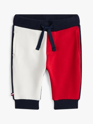 Babies' Flag Colorblock Sweatpant, Dark Blue