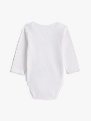 Tommy Hilfiger Babies' Long-Sleeve Monotype Logo Onesie — фото 2