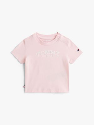 Babies' Monotype Logo T-Shirt, Duchess Pink