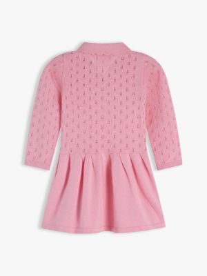 Детские платья Tommy Hilfiger Babies' Pointelle Cable Knit Dress — фото 2