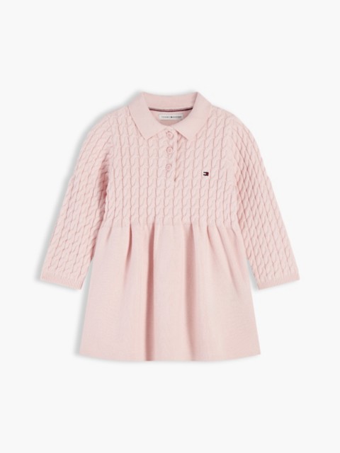 Детские платья Tommy Hilfiger Babies' Cable Knit Sweater Dress