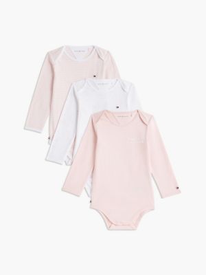 Babies' Onesie 3-Pack & Gift Box, Whimsy Pink