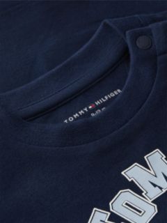 Babies' Tommy Logo T-Shirt — Dark Blue 3