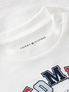 Babies' Tommy Logo T-Shirt — White 3