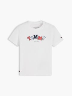 Babies' Tommy Logo T-Shirt — White 1