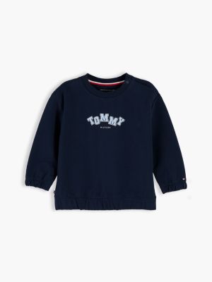 Babies' Tommy Logo Sweatshirt, Navy