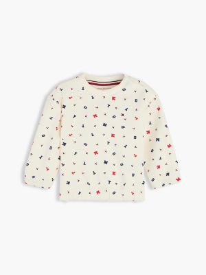 Babies' Tommy Logo Sweatshirt, White