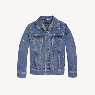 tommy hilfiger kids denim jacket