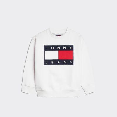 white sweatshirt tommy hilfiger