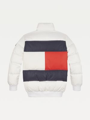 tommy hilfiger junior padded flag jacket