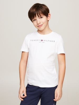 Tommy Hilfiger Kids Tommy Logo T Shirt White 7