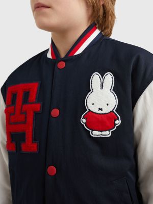 Tommy Hilfiger Kids Navy Blue Red Miffy Bunny Cardigan