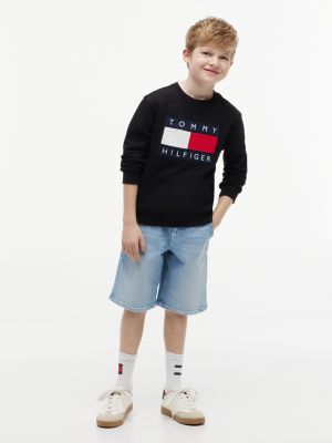 Детские худи Tommy Hilfiger Kids' Flag Badge Sweatshirt — фото 3