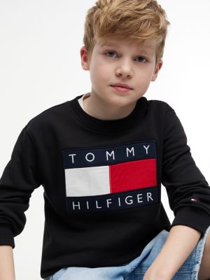 Детские худи Tommy Hilfiger Kids' Flag Badge Sweatshirt — фото 5
