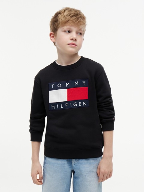 Детские худи Tommy Hilfiger Kids' Flag Badge Sweatshirt