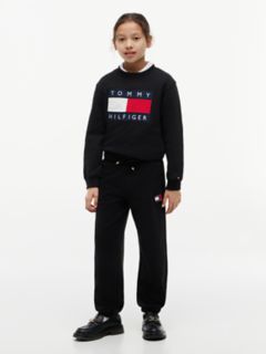 Kids' Flag Badge Sweatpant — Black 2
