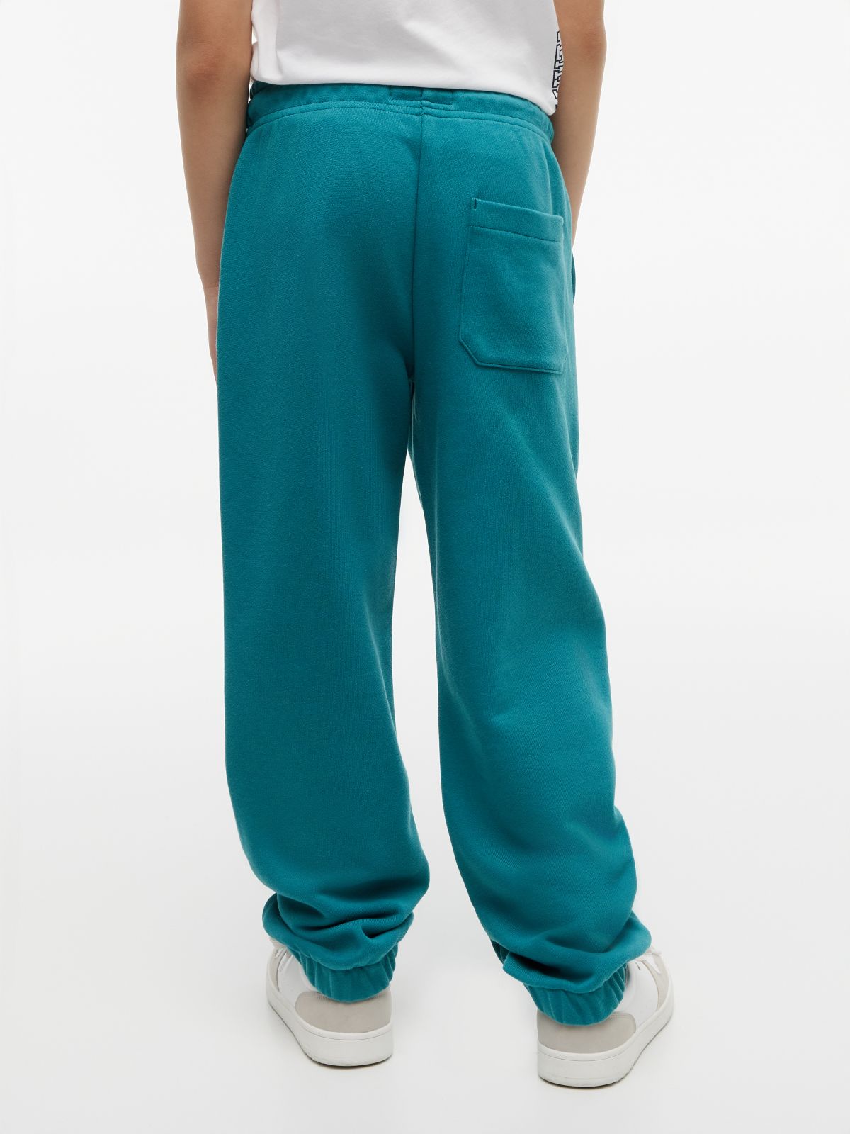 Kids' Flag Badge Sweatpant — Platinum Teal