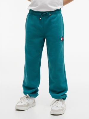 Kids' Flag Badge Sweatpant, Platinum Teal