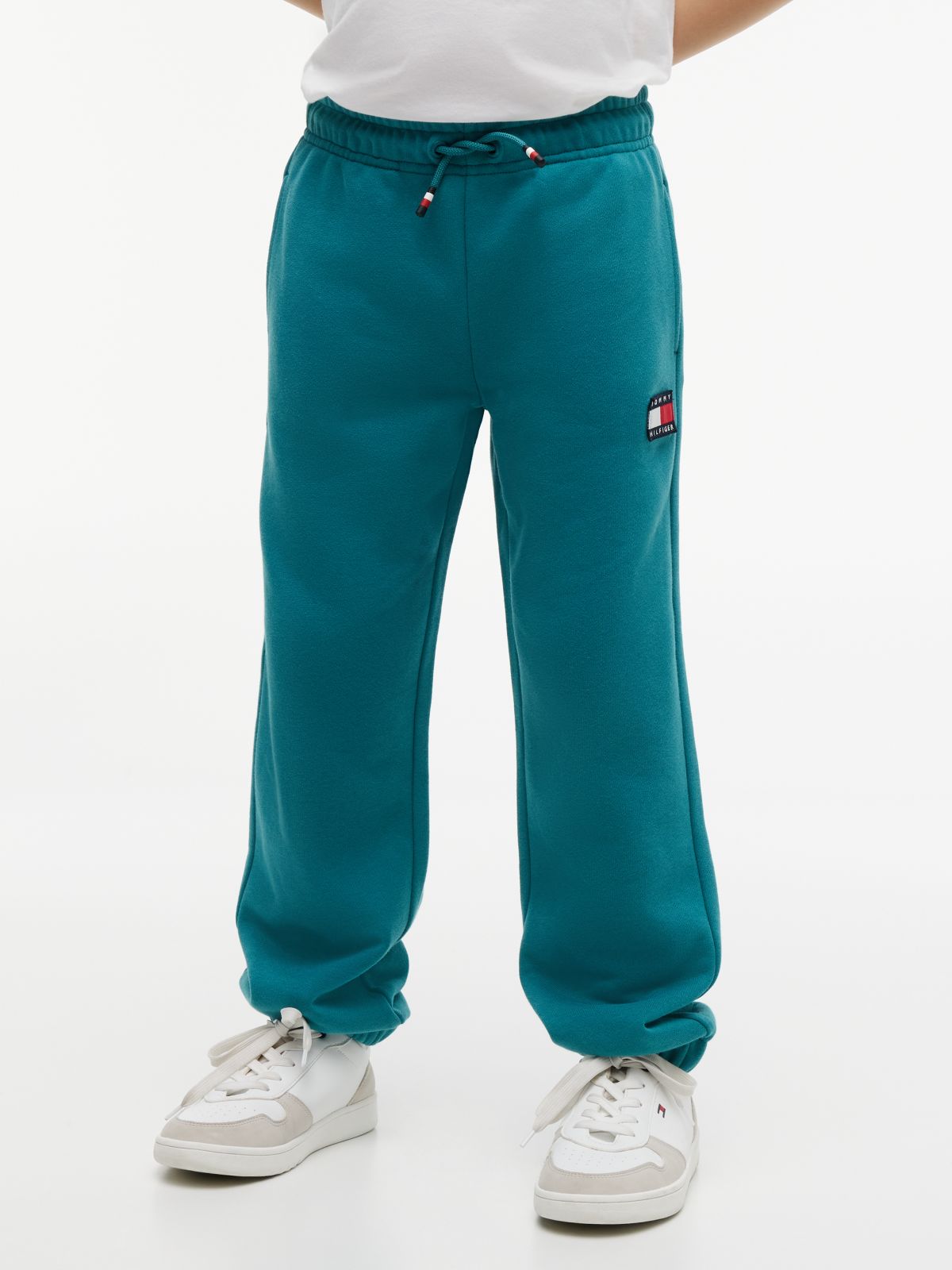 Kids' Flag Badge Sweatpant — Platinum Teal