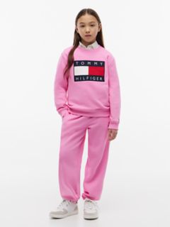 Kids' Flag Badge Sweatpant — Pink Daisy 2