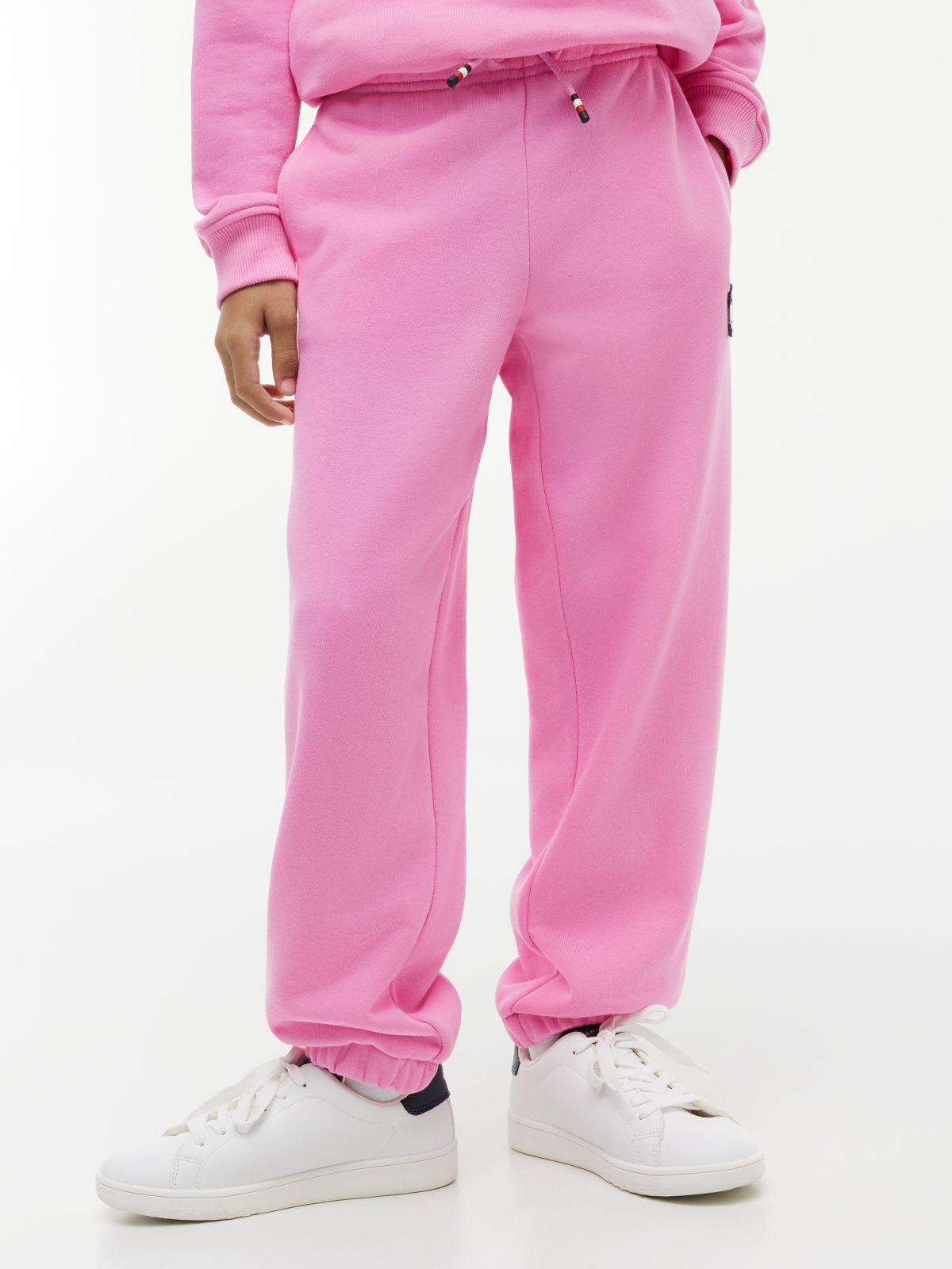 Kids' Flag Badge Sweatpant — Pink Daisy