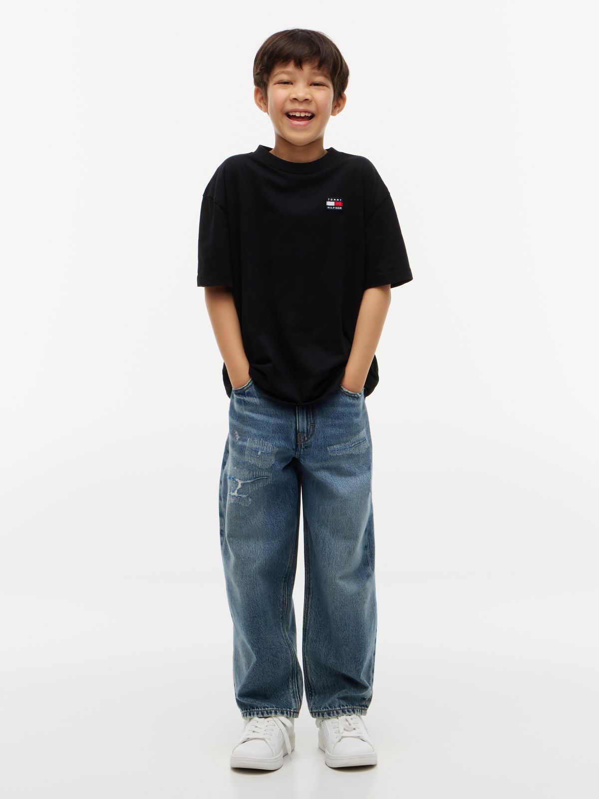 Kids' Archive Flag T-Shirt — Black
