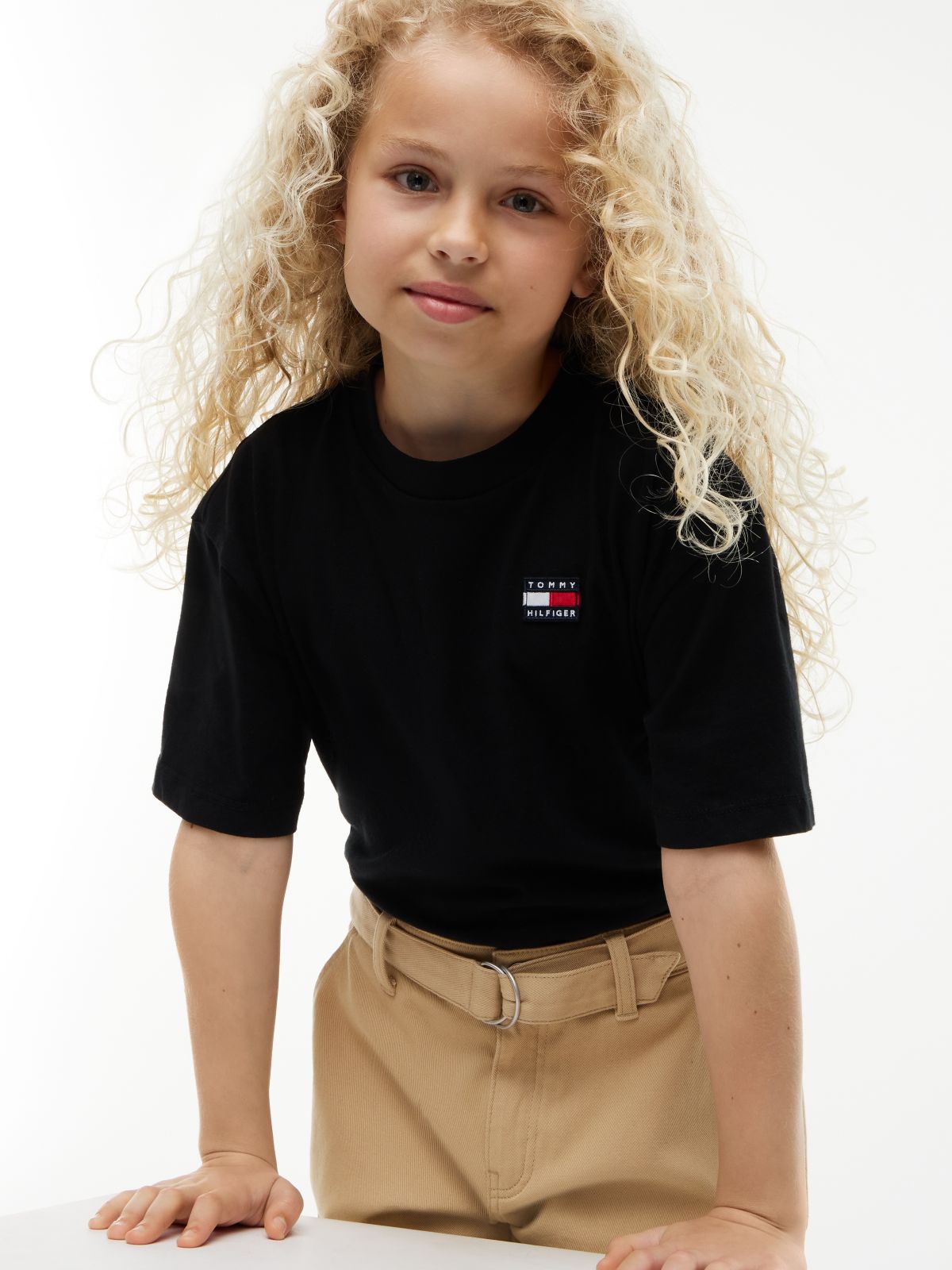 Kids' Archive Flag T-Shirt — Black