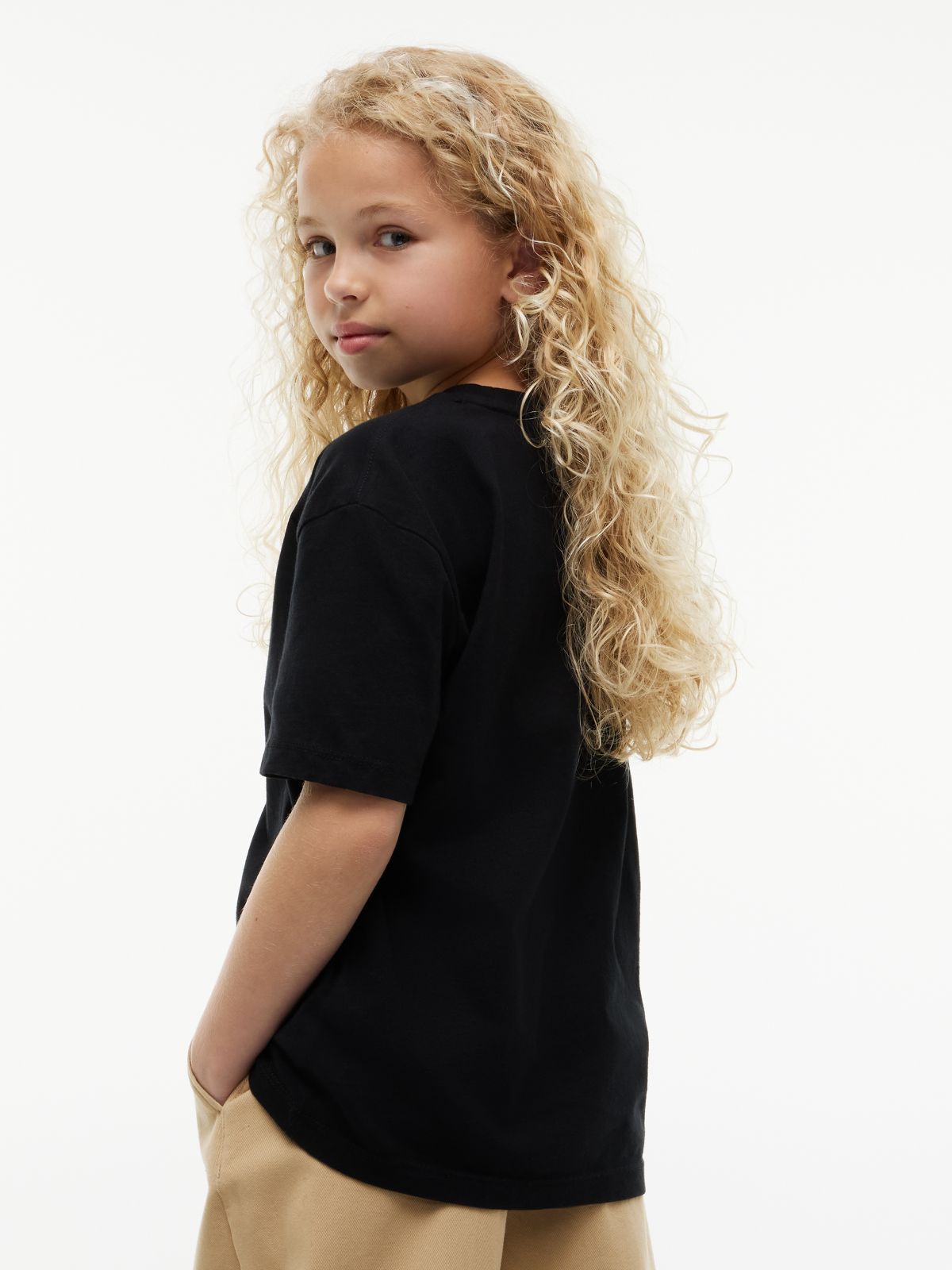 Kids' Archive Flag T-Shirt — Black