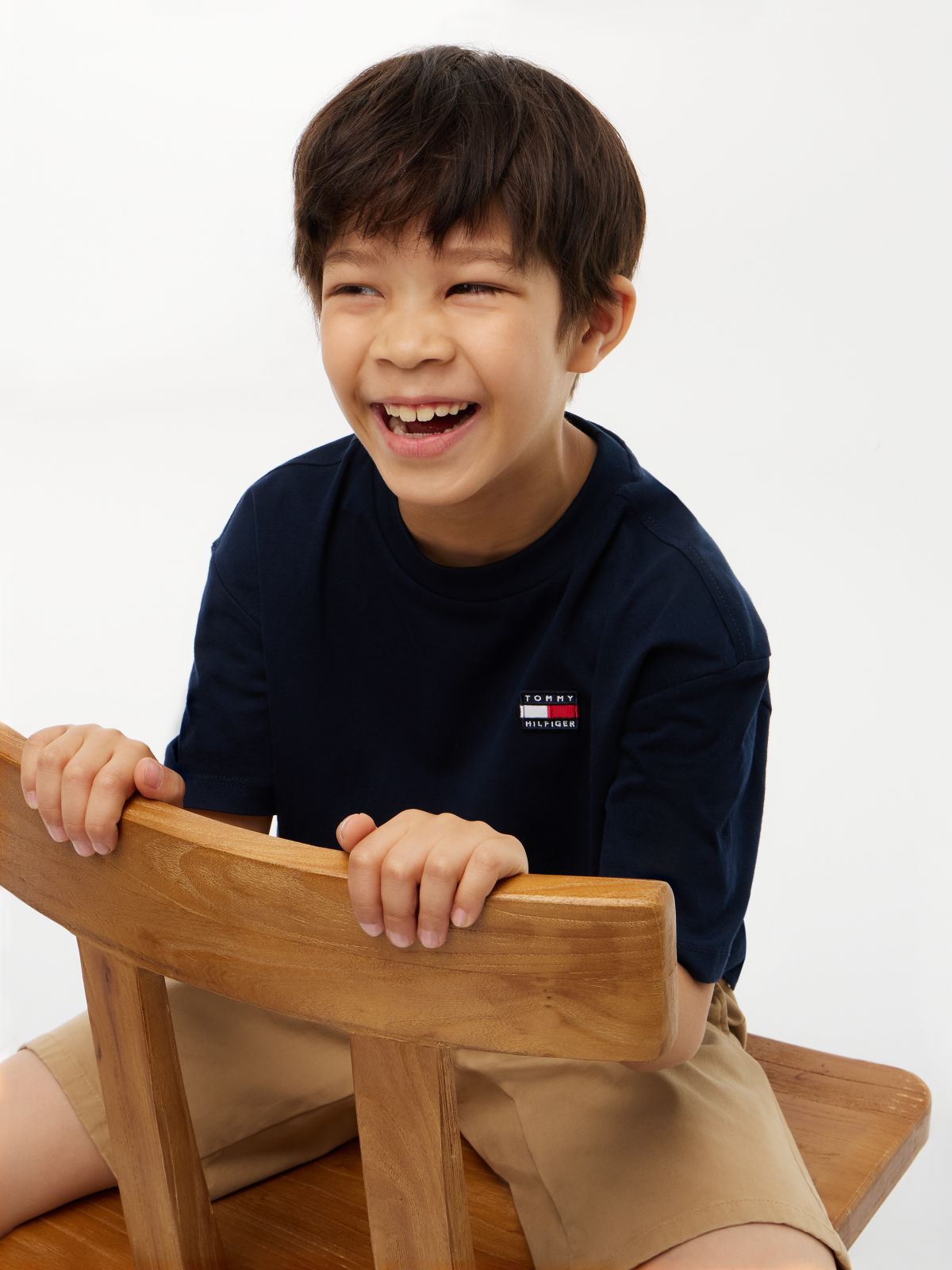 Kids' Archive Flag T-Shirt — Dark Night Navy