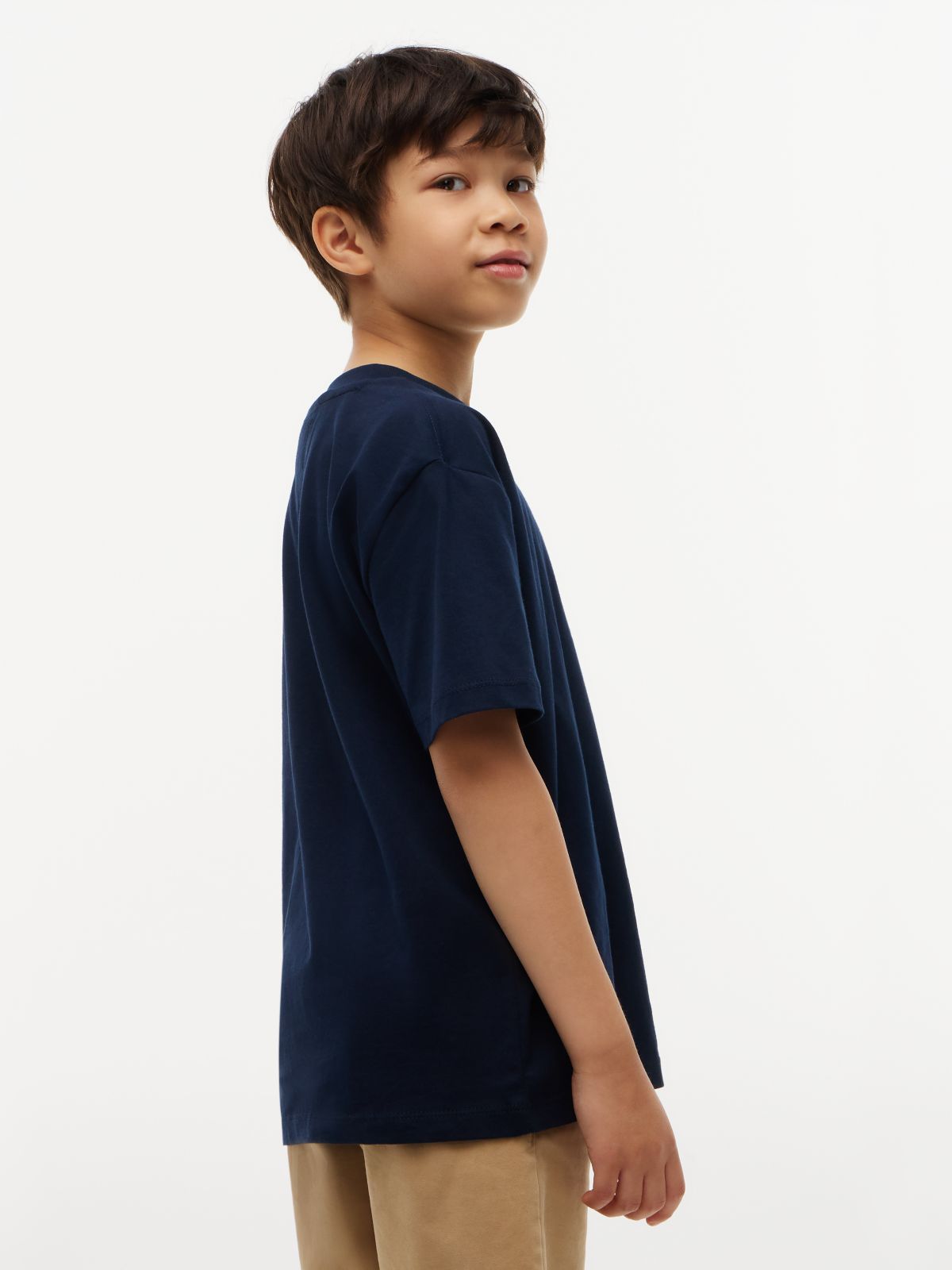 Kids' Archive Flag T-Shirt — Dark Night Navy