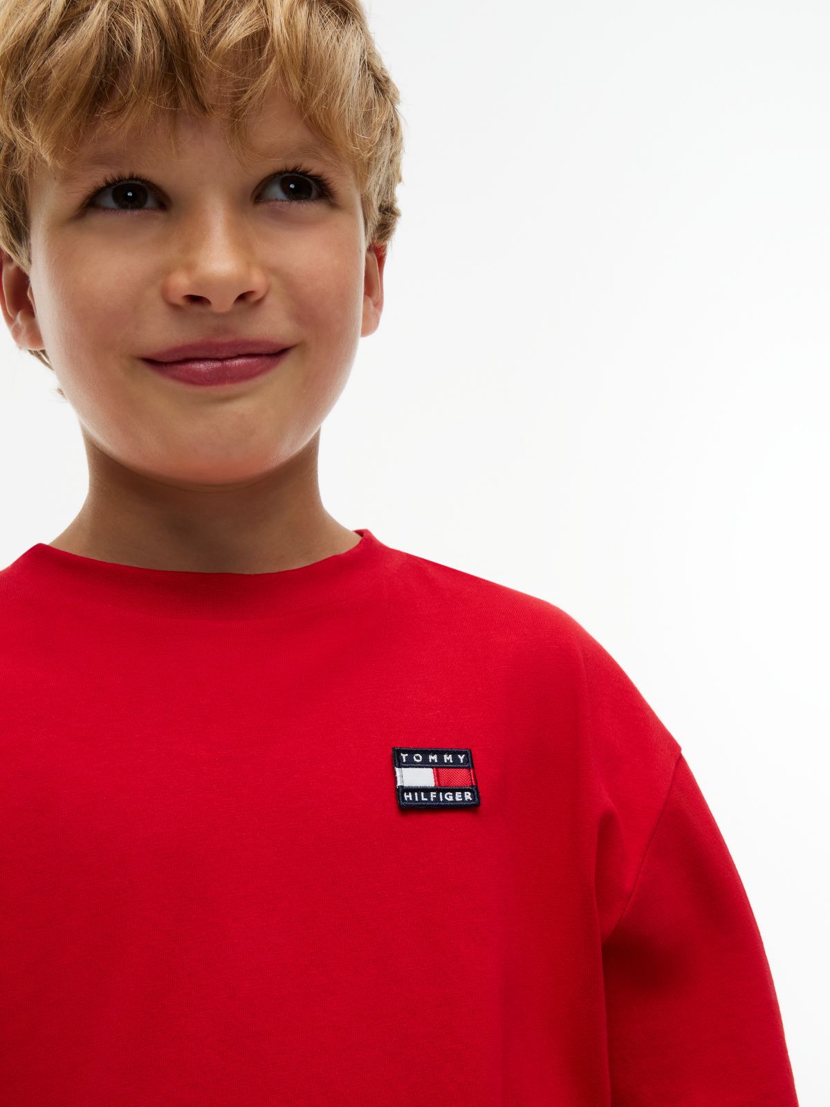 Kids' Archive Flag T-Shirt — Primary Red