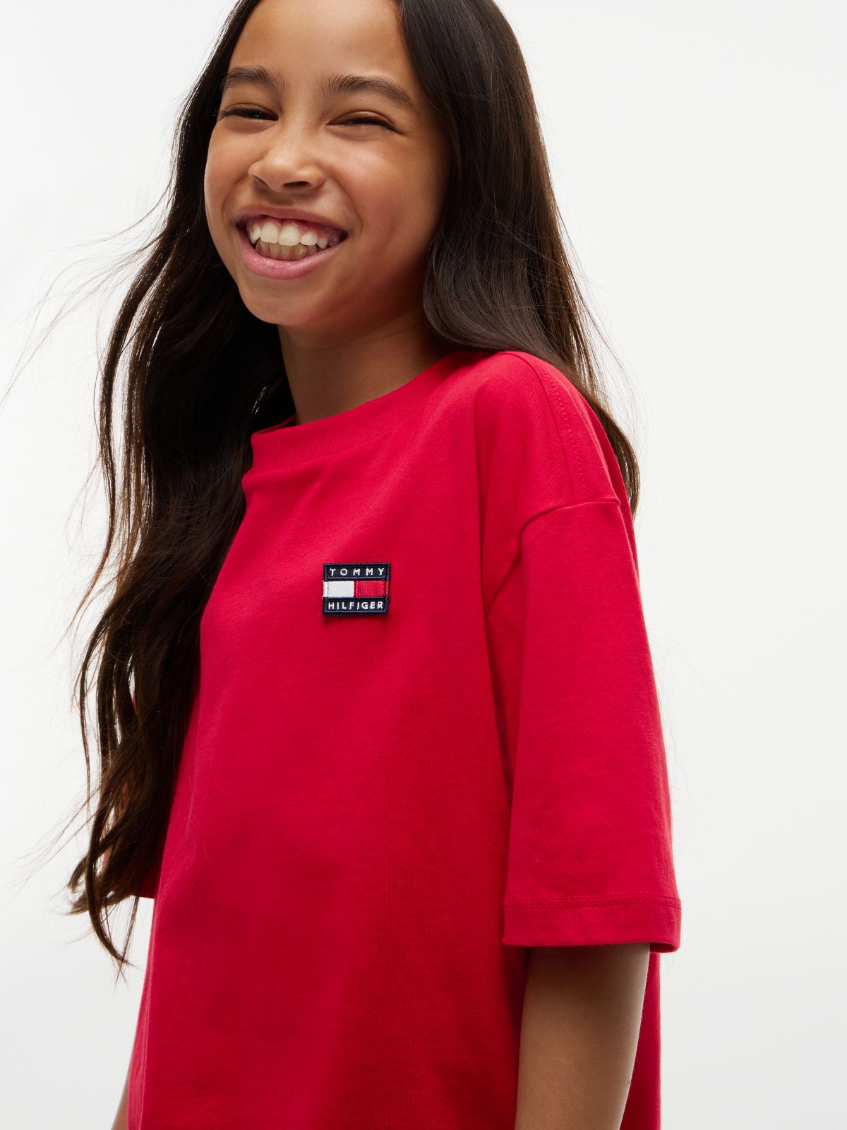 Kids' Archive Flag T-Shirt — Primary Red