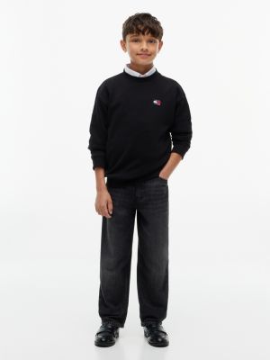 Детские худи Tommy Hilfiger Kids' Classic Flag Logo Sweatshirt — фото 2