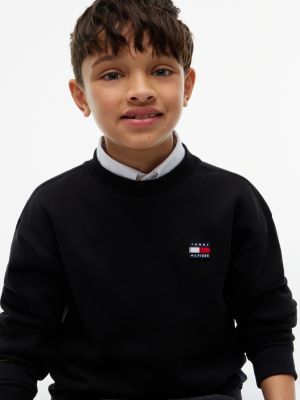 Детские худи Tommy Hilfiger Kids' Classic Flag Logo Sweatshirt — фото 3