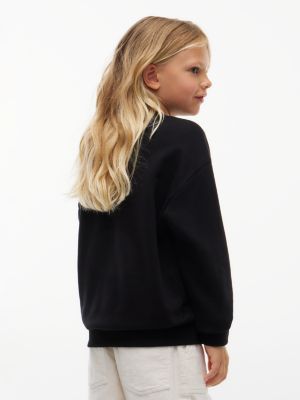 Детская толстовка Tommy Hilfiger Classic Flag Logo, цвет: Чёрный — фото 8