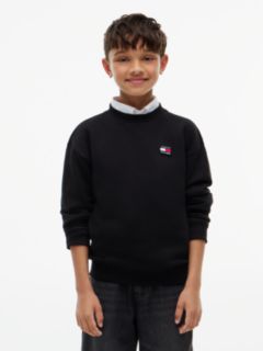 Kids' Classic Flag Logo Sweatshirt — Black 1